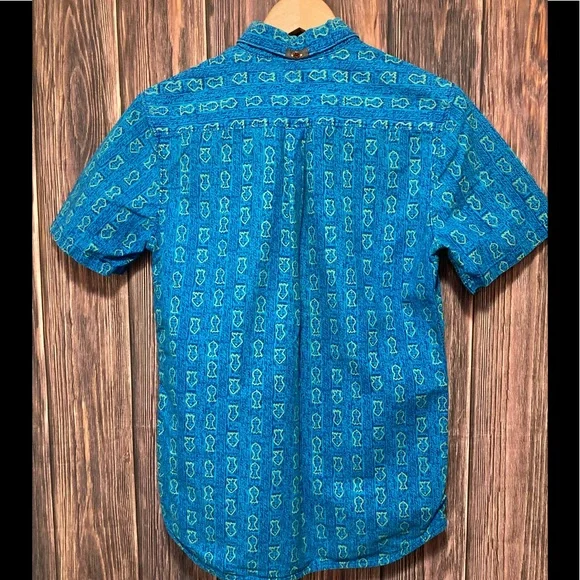 Vans Off The Wall Short Sleeve Button Down Shirt - Men’s Size Small - Picture 2 of 5